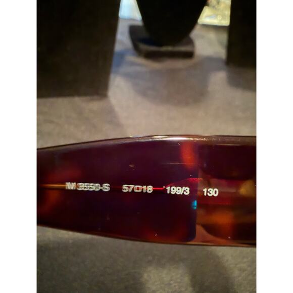 Vintage RARE- Moschino Havana tortoise shell frame sunglasses main image 8